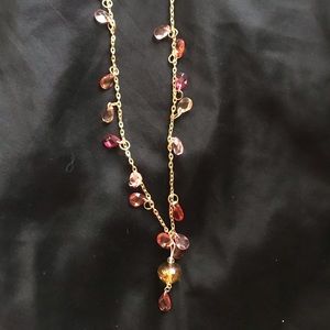 Crystal charm chain